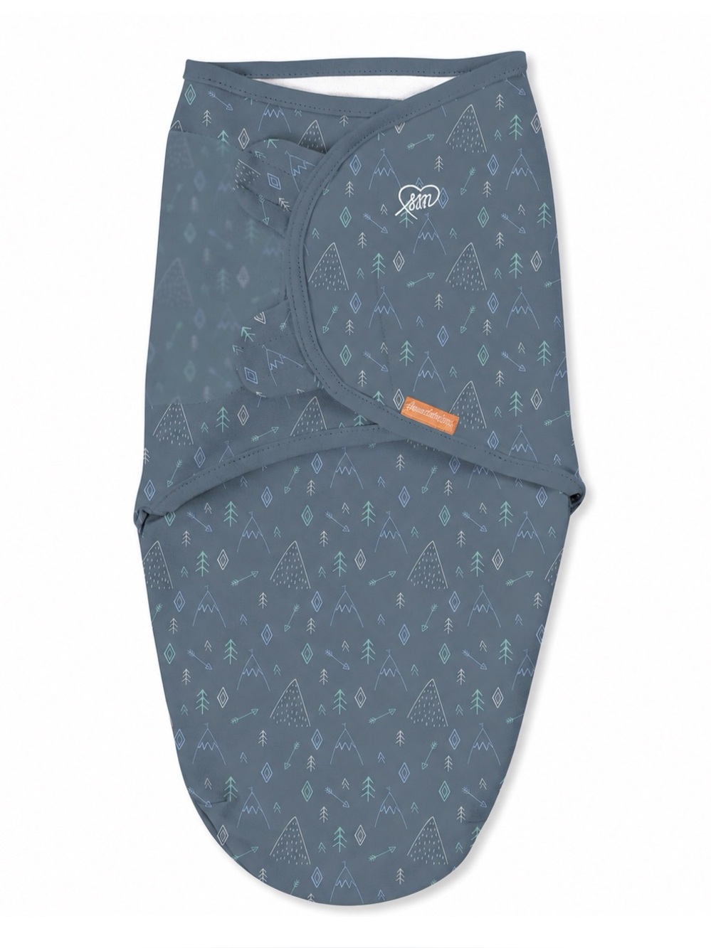Swaddle Me “Original Swaddle” blue arrow print swaddle (large)